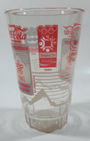 1988 Coca Cola Calgary Winter Olympic Games Proud Sponsor History 5 1/2" Tall Plastic Cup