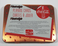 1995 Coca Cola Nostalgia Playing Cards and Collectible Santa Claus Christmas Tin 2 Decks New in Package