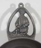 Vintage Ivan H. Crowell Christmas 1978 Little Drummer Boy #528 Hand Made Single Handle Pewter Metal Porringer Pottinger Bowl Signed