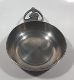 Vintage Ivan H. Crowell Christmas 1978 Little Drummer Boy #528 Hand Made Single Handle Pewter Metal Porringer Pottinger Bowl Signed