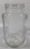 Vintage Nabob Brand Coffee 7" Tall Embossed Glass Jar