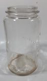 Antique Schram St. Louis Automatic Sealer B 6 3/4" Tall Embossed Glass Canning Jar