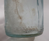 Antique Rubsam & Horrmann Beer Embossed Aqua Glass Bottle