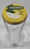 Rare Vintage Dyson's Ltd. Pickles 7" Tall 24 Fl Oz Embossed Glass Jar with Lid Winnipeg Manitoba Brighton Ontario