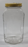 Rare Vintage Dyson's Ltd. Pickles 7" Tall 24 Fl Oz Embossed Glass Jar with Lid Winnipeg Manitoba Brighton Ontario