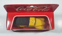 1990 Solido Coca-Cola Dodge Bache Delivery Truck Yellow 4 1/2" Long Die Cast Toy Car Vehicle New in Box