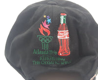 1996 Kalson Atlanta Summer Olympic Games Coca Cola Refreshing The Olympic Spirit Black Beanie Cap Hat