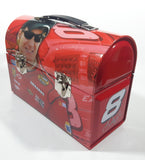 NASCAR Winner's Circle #8 Dale Earnhardt Jr. Red Lunch Box Tin Metal Container