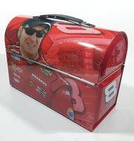 NASCAR Winner's Circle #8 Dale Earnhardt Jr. Red Lunch Box Tin Metal Container