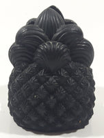 Vintage 1970s Coco Joe's #144 Pineapple Shaped Black Carved Lava Rock Napkin Holder Made in Hawaii