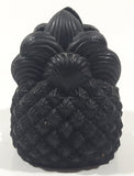 Vintage 1970s Coco Joe's #144 Pineapple Shaped Black Carved Lava Rock Napkin Holder Made in Hawaii