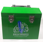 Drink Steam Whistle Pilsner Canada's Pilsner Beer Bright Green Metal Lunch Box