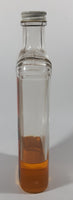 Antique 1930s Hawes Improved Lemon Oil Cleans And Polishes Furniture Woodwork Refrigerators etc 8 5/8" Tall Glass Bottle