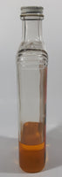 Antique 1930s Hawes Improved Lemon Oil Cleans And Polishes Furniture Woodwork Refrigerators etc 8 5/8" Tall Glass Bottle