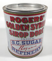 Vintage Rogers Syrup Golden Sugar Vancouver, B.C. Sugar Refinery 5lb 2.27kg Tin Metal Can with Lid