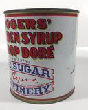 Vintage Rogers Syrup Golden Sugar Vancouver, B.C. Sugar Refinery 5lb 2.27kg Tin Metal Can with Lid