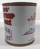 Vintage Rogers Syrup Golden Sugar Vancouver, B.C. Sugar Refinery 5lb 2.27kg Tin Metal Can with Lid