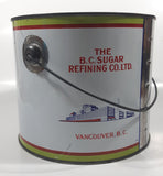 Vintage Rogers Syrup Golden Sugar Vancouver, B.C. Sugar Refinery 10lb 4.54 kg Tin Metal Can Pail