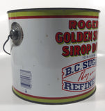 Vintage Rogers Syrup Golden Sugar Vancouver, B.C. Sugar Refinery 10lb 4.54 kg Tin Metal Can Pail