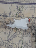 Rare 1934 Skelly Tailor-Made Aromax Gasoline Road Map of Colorado