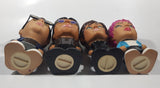 2002 Joks The Osbournes Family Ozzy Sharon Kelly Jack 8" Tall Vinyl Coin Bank Set of 4