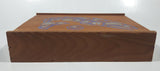 Purple Spirit Salmon Fish Native Aboriginal Art 8 1/2" Long Wood Box with Sliding Lid