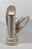 Vintage Mastercrafters Flower Pattern Porcelain 10 5/8" Wide Electric Mantle Clock