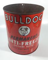 Vintage T. Eaton Co. Bulldog Permanent Anti-Freeze Coolant Ethylene Glycol 1 Imperial Gallon Metal Can