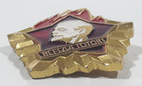 Vintage Soviet USSR Russia Lenin Young Pioneers Metal Pin Badge Insignia