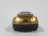 2013 Hot Wheels Racing Super Chromes Chicane Gold Chrome Die Cast Toy Race Car Vehicle