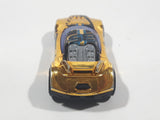 2013 Hot Wheels Racing Super Chromes Chicane Gold Chrome Die Cast Toy Race Car Vehicle