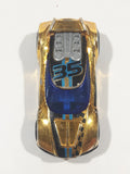 2013 Hot Wheels Racing Super Chromes Chicane Gold Chrome Die Cast Toy Race Car Vehicle