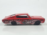 2004 Hot Wheels Smashville '67 Dodge Charger Red Die Cast Toy Muscle Car Vehicle