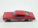 2004 Hot Wheels Smashville '67 Dodge Charger Red Die Cast Toy Muscle Car Vehicle