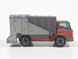 Vintage 1970 Lesney Matchbox Series No. 7 Refuse Truck Orange and Grey Die Cast Toy Car Garbage Truck Vehicle Made in England