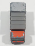 Vintage 1970 Lesney Matchbox Series No. 7 Refuse Truck Orange and Grey Die Cast Toy Car Garbage Truck Vehicle Made in England