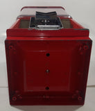 Vintage Northwestern MORRIS ILLINOIS Red Metal with Plastic Globe 17 1/2" Tall Gumball Candy Dispenser Vending Machine with Two Keys