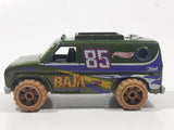 2011 Hot Wheels Desert Race Baja Breaker Metalflake Green Die Cast Toy Car Vehicle