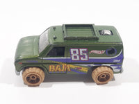 2011 Hot Wheels Desert Race Baja Breaker Metalflake Green Die Cast Toy Car Vehicle