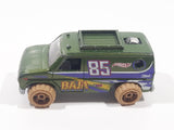 2011 Hot Wheels Desert Race Baja Breaker Metalflake Green Die Cast Toy Car Vehicle