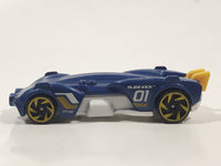 2019 Hot Wheels Experimotors Slide Kick Dark Blue Die Cast Toy Car Vehicle