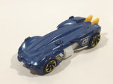 2019 Hot Wheels Experimotors Slide Kick Dark Blue Die Cast Toy Car Vehicle