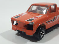 1980s Yatming Chevrolet LUV Stepside Pickup Truck Orange No. 1700 Die Cast Toy Car Vehicle