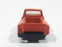 1980s Yatming Chevrolet LUV Stepside Pickup Truck Orange No. 1700 Die Cast Toy Car Vehicle