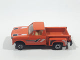 1980s Yatming Chevrolet LUV Stepside Pickup Truck Orange No. 1700 Die Cast Toy Car Vehicle