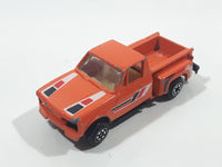 1980s Yatming Chevrolet LUV Stepside Pickup Truck Orange No. 1700 Die Cast Toy Car Vehicle