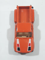 1980s Yatming Chevrolet LUV Stepside Pickup Truck Orange No. 1700 Die Cast Toy Car Vehicle