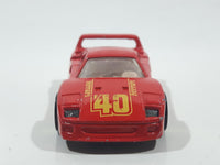 1997 Hot Wheels Ferrari F40 Red Die Cast Toy Dream Luxury Super Car Vehicle Opening Rear Mount Engine