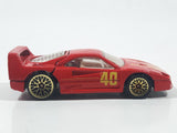 1997 Hot Wheels Ferrari F40 Red Die Cast Toy Dream Luxury Super Car Vehicle Opening Rear Mount Engine