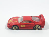 1997 Hot Wheels Ferrari F40 Red Die Cast Toy Dream Luxury Super Car Vehicle Opening Rear Mount Engine